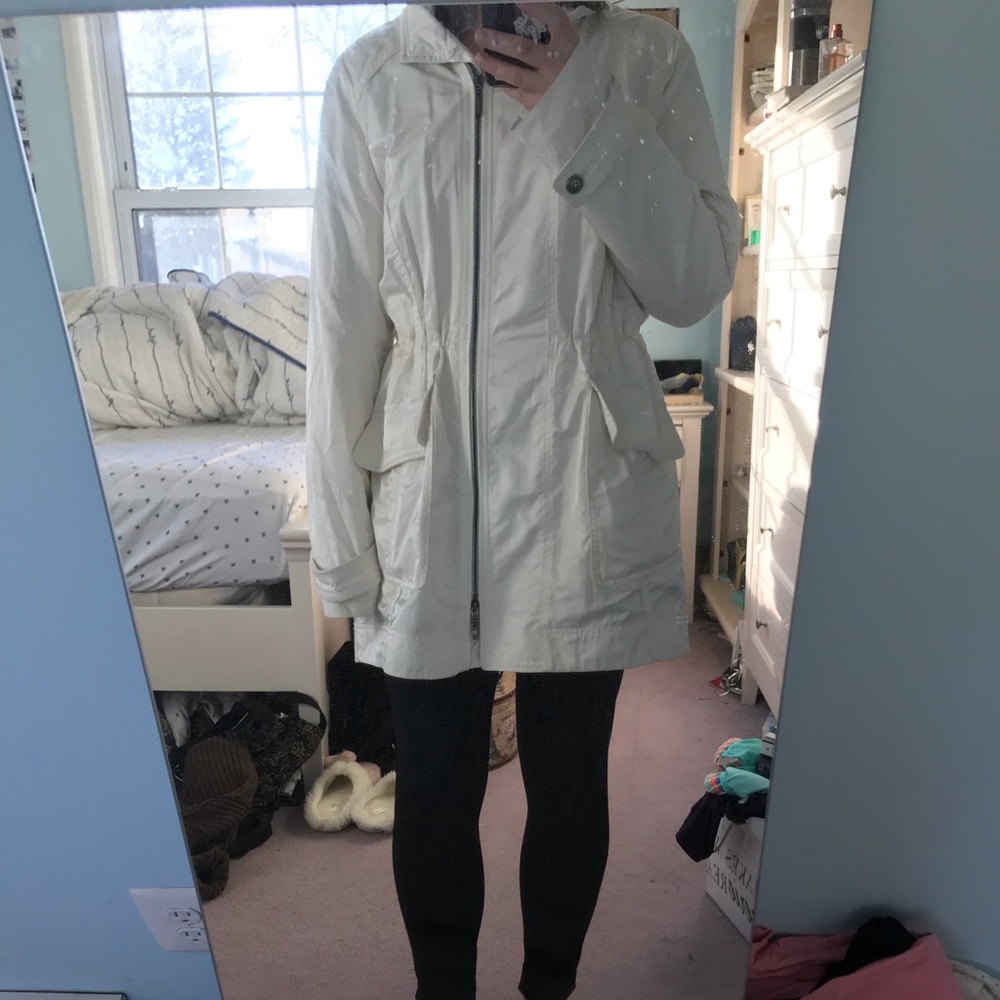White House Black Market White Jacket